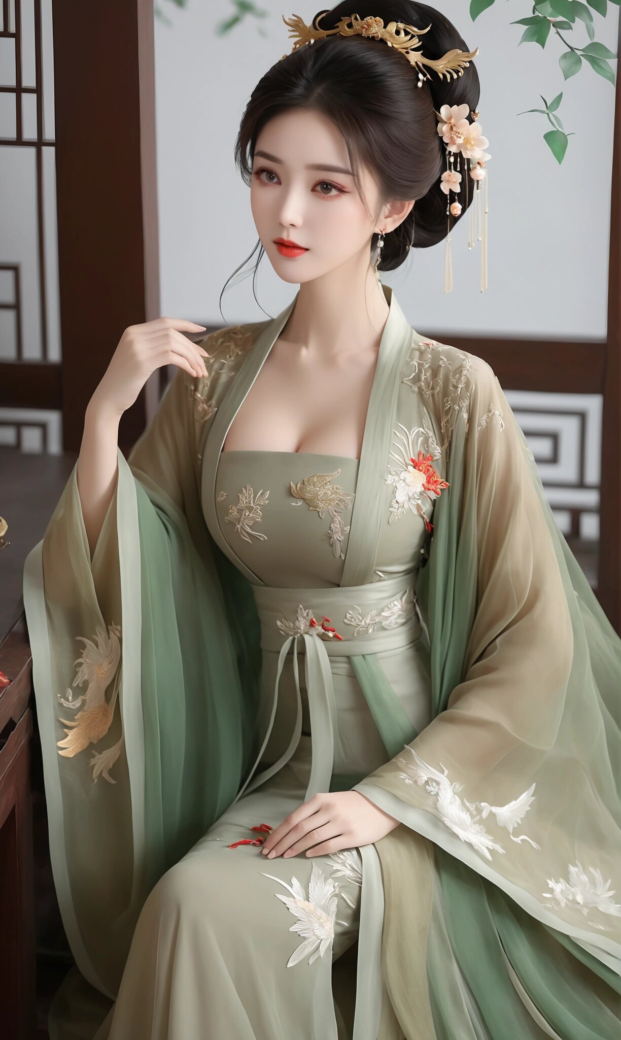 Red Hanfu Fashion for Girl Children:Embracing the Traditional Chinese Elegance Red Hanfu Fashion for Girl Children:Embracing the Traditional Chinese Elegance