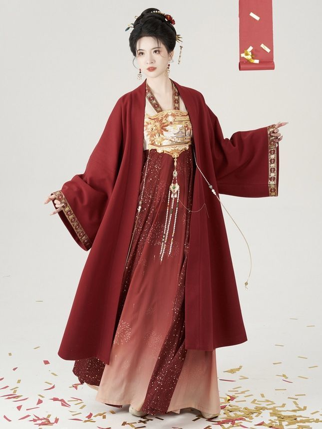 Childrens Traditional New Years Celebration Costumes:The Horse-Face Skirt Ensemble Childrens Traditional New Years Celebration Costumes:The Horse-Face Skirt Ensemble