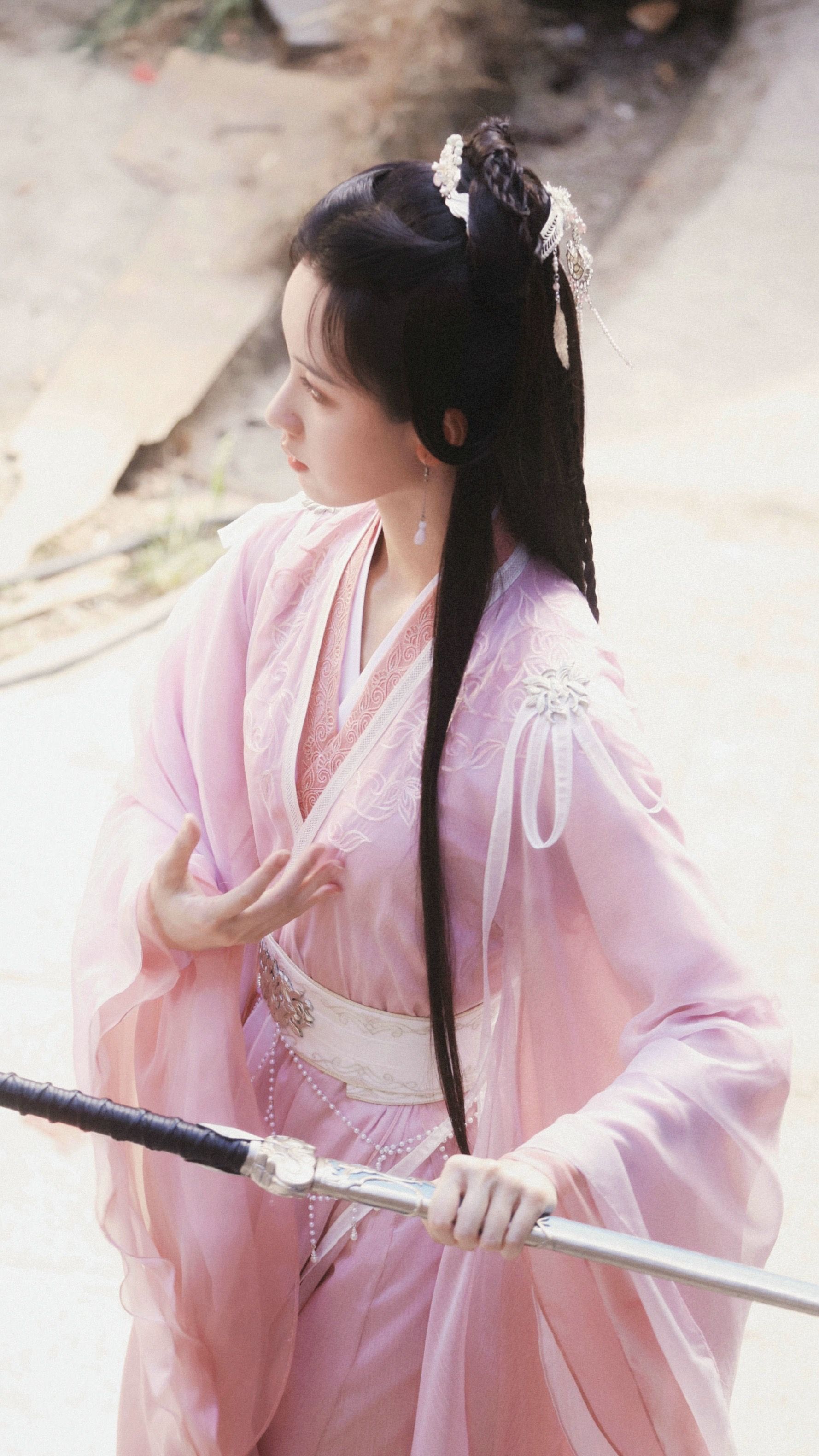 A Tale of a Pink Cheongsam,Shawl,and Mini Jacket A Tale of a Pink Cheongsam,Shawl,and Mini Jacket