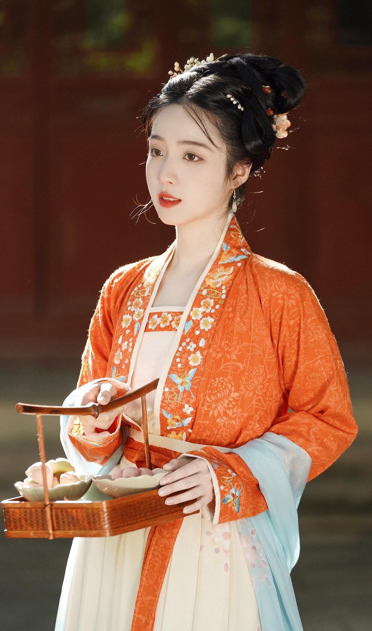 The Elegance of Cheongsam and White Silk Stockings The Elegance of Cheongsam and White Silk Stockings