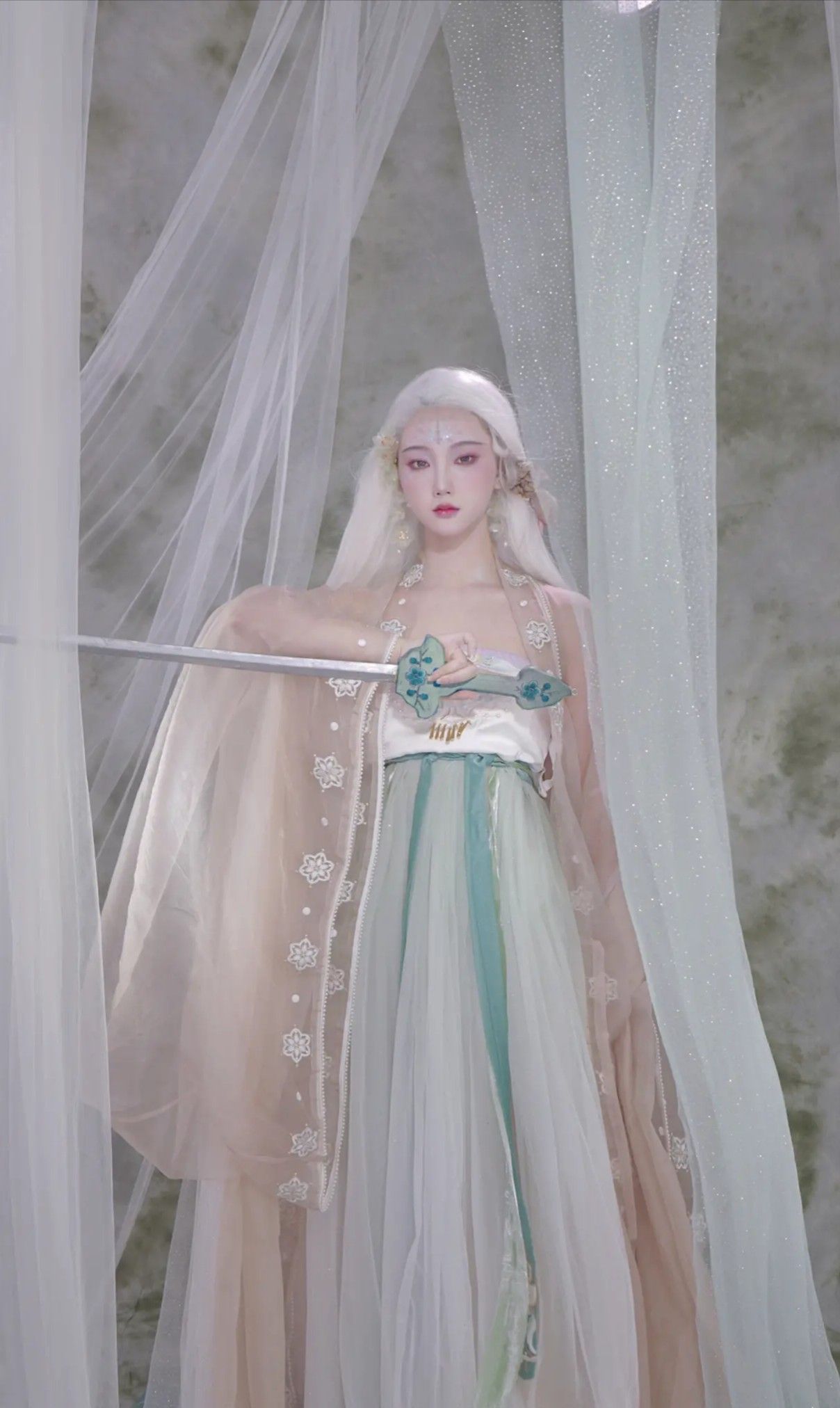 Ethereal Hair Ornaments of Traditional Chinese Hanfu Costumes Ethereal Hair Ornaments of Traditional Chinese Hanfu Costumes