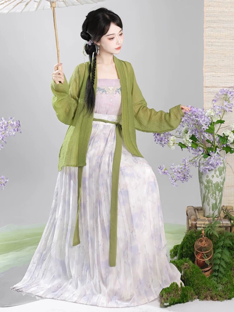The Enchanting Tale of a Little Girls Hanfu Lolita Princess Dress