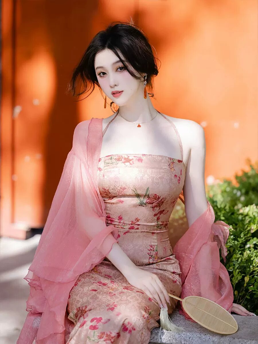 Traditional Chinese Style Childrens Horseface Skirt Set Traditional Chinese Style Childrens Horseface Skirt Set