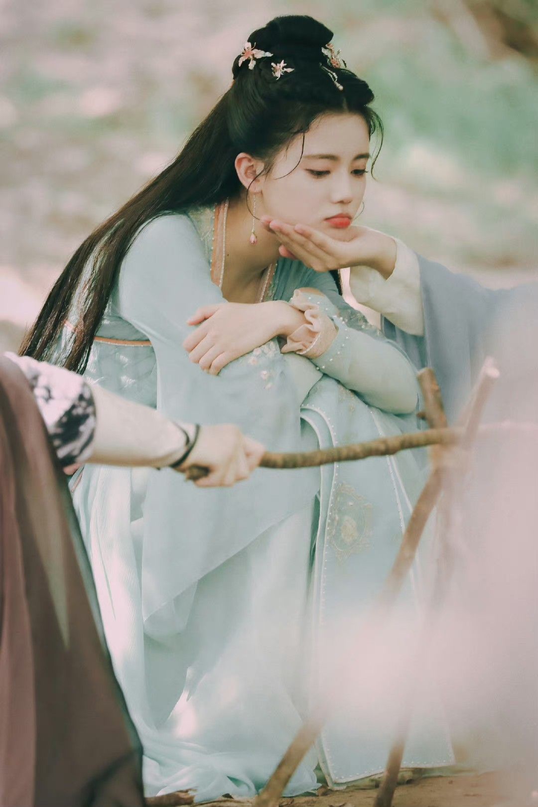 The Charm of Cheongsam with Open Cardigan in Summer The Charm of Cheongsam with Open Cardigan in Summer