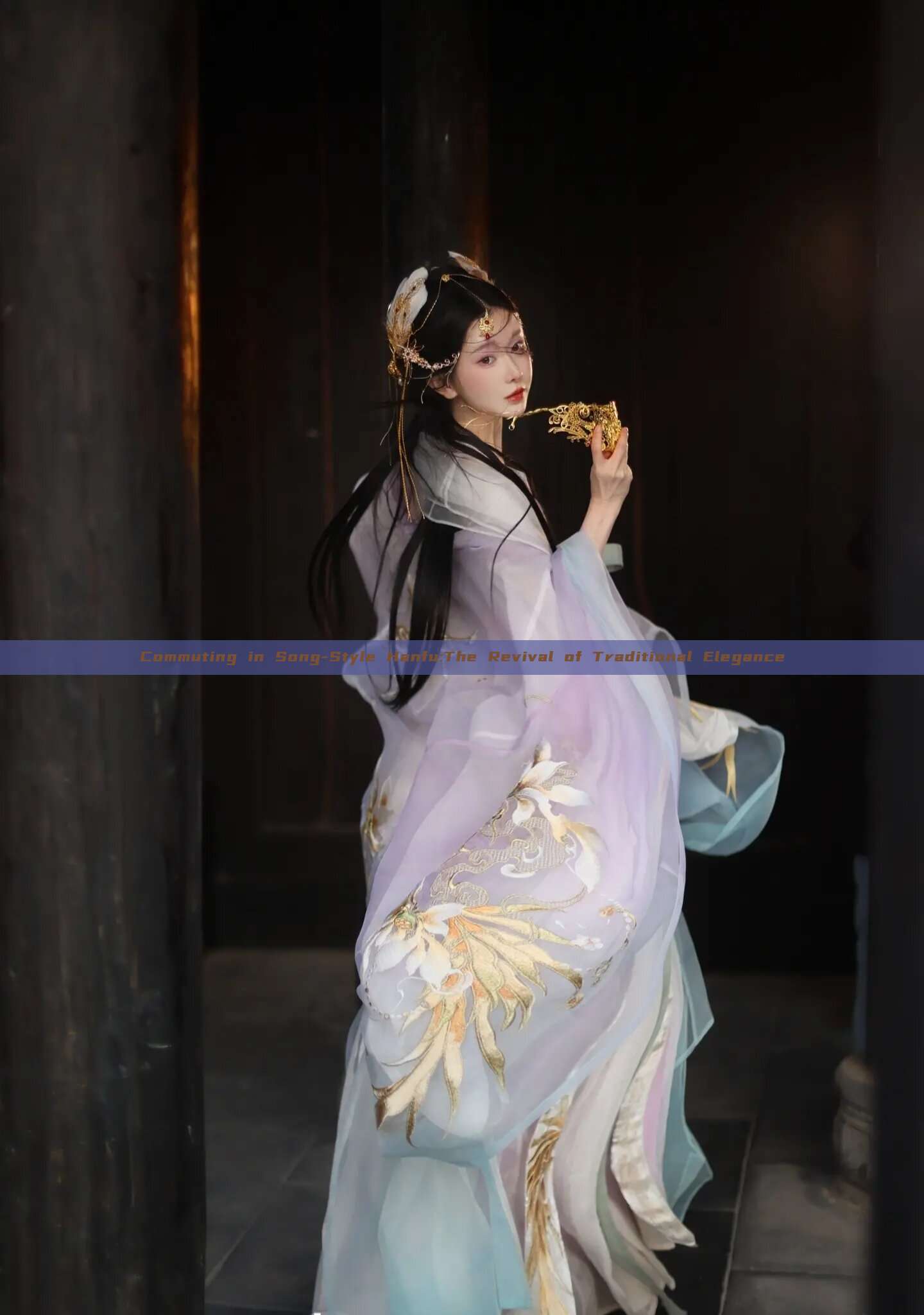 Commuting in Song-Style Hanfu:The Revival of Traditional Elegance Commuting in Song-Style Hanfu:The Revival of Traditional Elegance