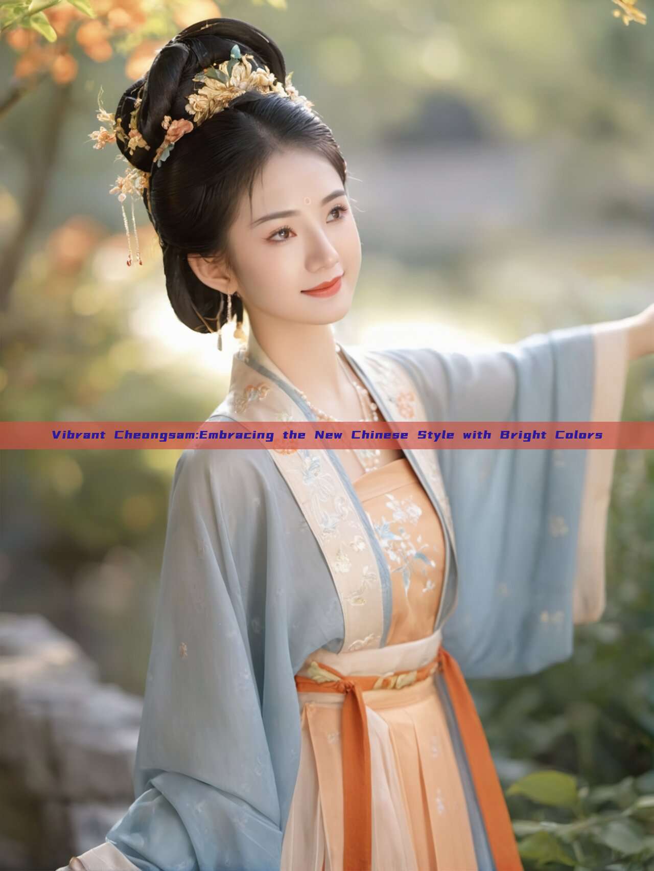 Vibrant Cheongsam:Embracing the New Chinese Style with Bright Colors Vibrant Cheongsam:Embracing the New Chinese Style with Bright Colors