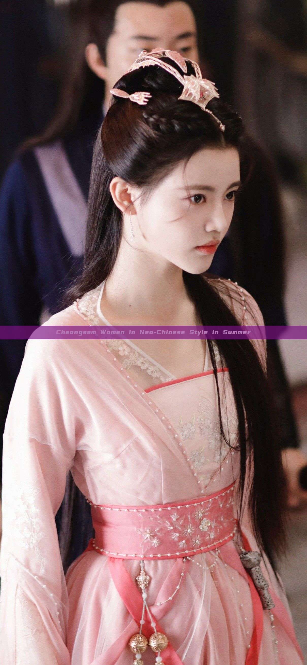 Cheongsam Women in Neo-Chinese Style in Summer Cheongsam Women in Neo-Chinese Style in Summer