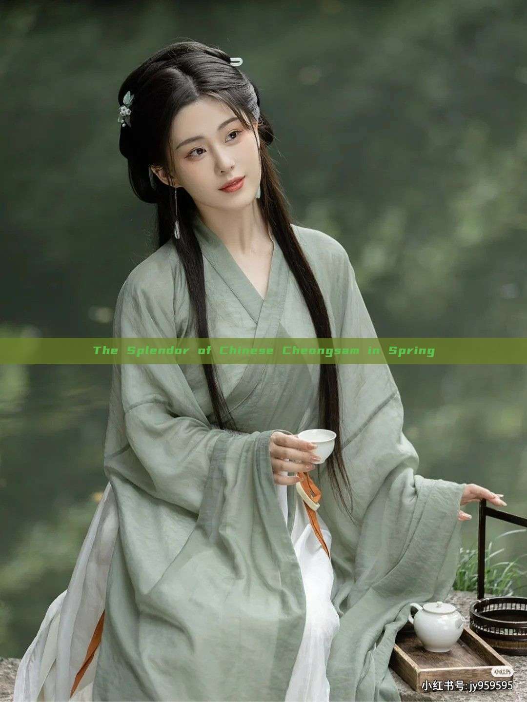 The Splendor of Chinese Cheongsam in Spring The Splendor of Chinese Cheongsam in Spring