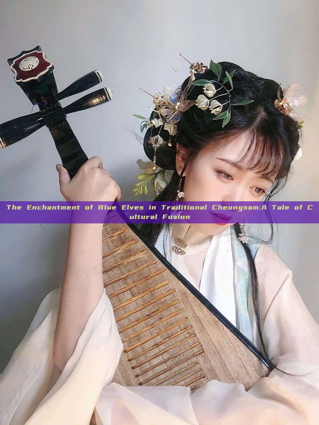 The Enchantment of Blue Elves in Traditional Cheongsam:A Tale of Cultural Fusion The Enchantment of Blue Elves in Traditional Cheongsam:A Tale of Cultural Fusion