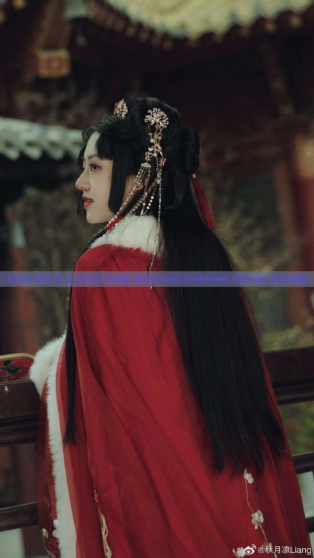 Little Girl in a Hanfu Group Embracing Traditional Chinese Heritage Little Girl in a Hanfu Group Embracing Traditional Chinese Heritage