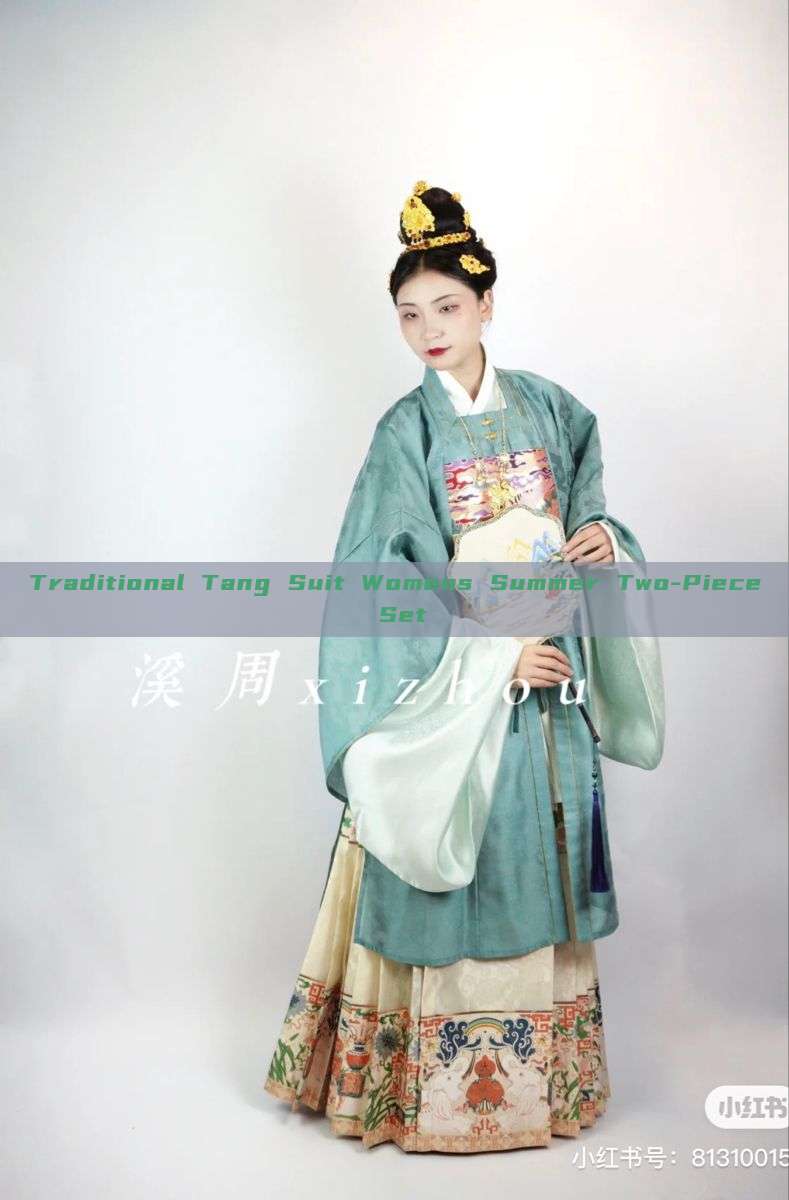 Traditional Tang Suit Womens Summer Two-Piece Set Traditional Tang Suit Womens Summer Two-Piece Set