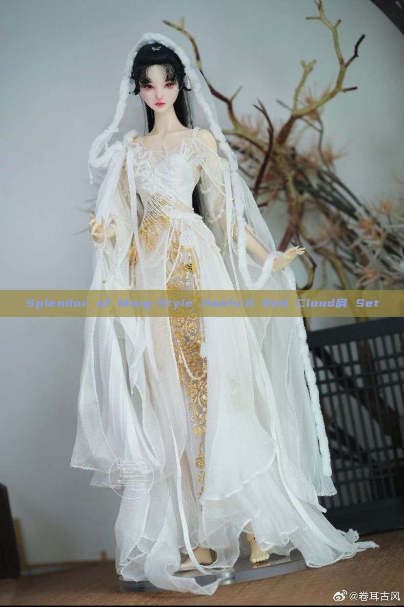 Splendor of Ming-Style Hanfu:A Red Cloud肩 Set Splendor of Ming-Style Hanfu:A Red Cloud肩 Set