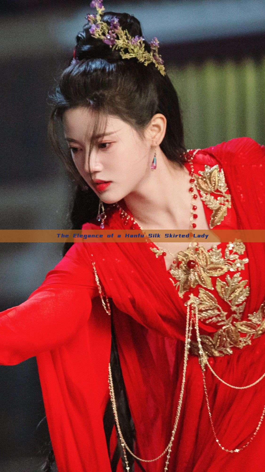The Elegance of a Hanfu Silk Skirted Lady The Elegance of a Hanfu Silk Skirted Lady
