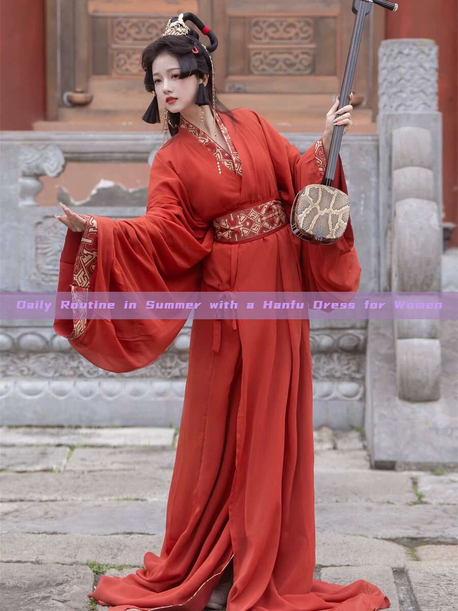 Daily Routine in Summer with a Hanfu Dress for Women Daily Routine in Summer with a Hanfu Dress for Women